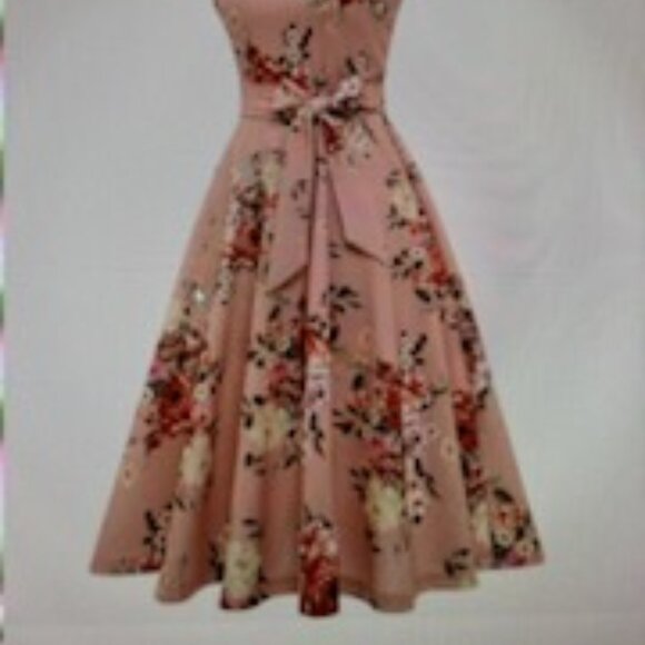 Dress Tells Flowers Cocktail Dress - size M NWOT - Picture 9 of 9